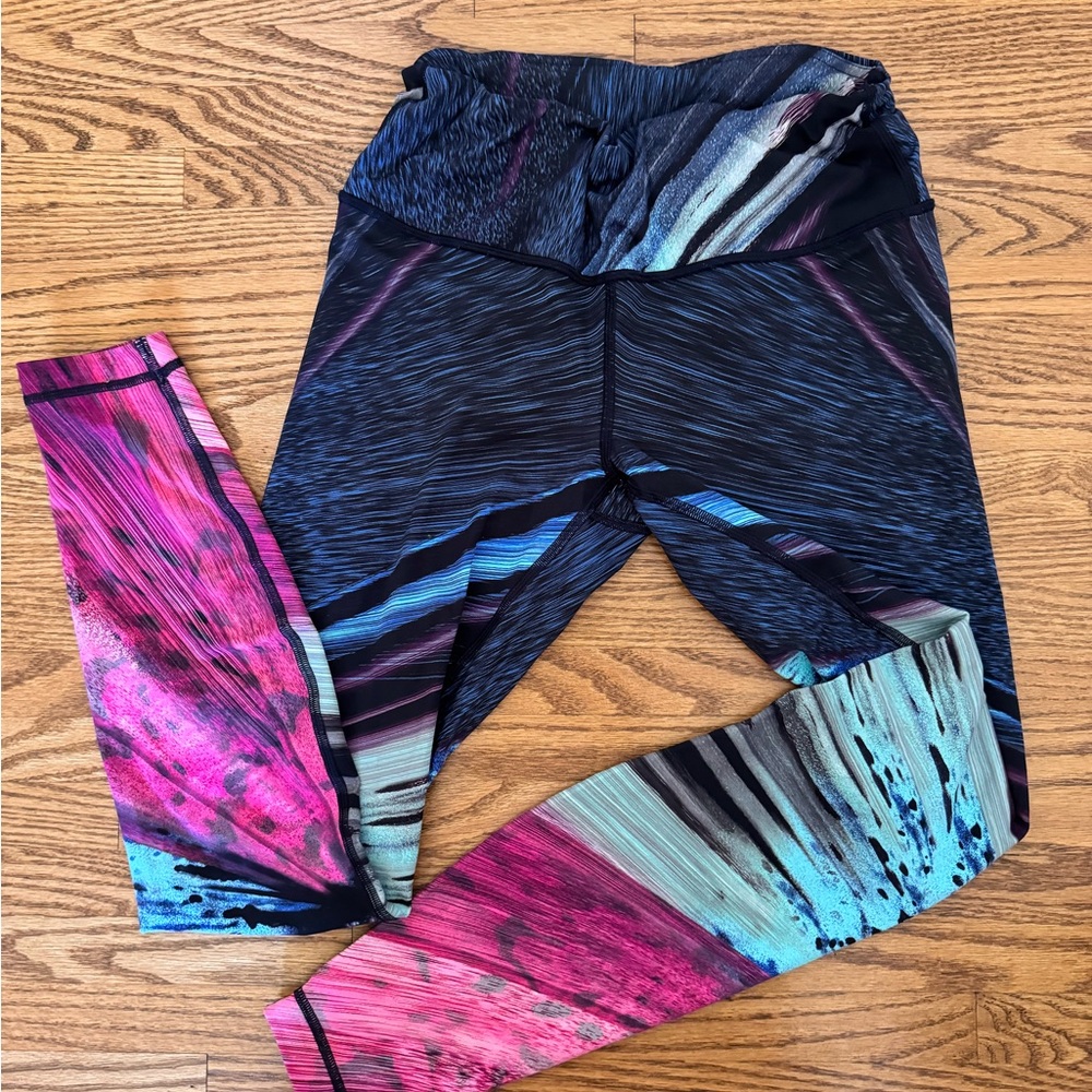 Vibrant and fun lululemon leggings